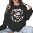 Twin Day For Spirit Week Teacher Bestie Matching Women Crewneck Sweatshirt, trending gift