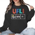 UFLI Queen Science Of Reading Literacy Teacher Appreciation Women Crewneck Sweatshirt, Science Teacher Gifts, trending gift