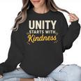 Unity Kindness Shirt Women Teachers Kids Unity Day Orange Women Crewneck Sweatshirt, trending gift Unity Kindness Shirt Women Teachers Kids Unity Day Orange Women Crewneck Sweatshirt, trending gift