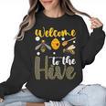 Welcome To The Hive Bee Teacher Back To School Women Crewneck Sweatshirt, trending gift