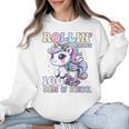 100 Days Of School Girls Teacher 100th Day Unicorn Outfit Women Crewneck Sweatshirt, trending gift 100 Days Of School Girls Teacher 100th Day Unicorn Outfit Women Crewneck Sweatshirt, trending gift