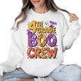 4th Grade Boo Crew Ghost Halloween Teacher Costume Women Crewneck Sweatshirt, 4th Grade Teacher Gifts, trending gift 4th Grade Boo Crew Ghost Halloween Teacher Costume Women Crewneck Sweatshirt, 4th Grade Teacher Gifts, trending gift