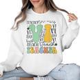 Braille Teacher Of The Visually Impaired Groovy VI Teacher Women Crewneck Sweatshirt, Groovy Teacher Gifts, trending gift