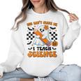 You Can't Scare Me I Teach Science Retro Teacher Halloween Women Crewneck Sweatshirt, Science Teacher Gifts, trending gift