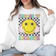 Choose To Include Special Education Teacher Autism Awareness Women Crewneck Sweatshirt, trending gift