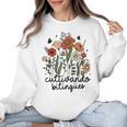 Cultivando Bilingues Dual Language Crew Bilingual Teacher Men Women Girls Kids Women Crewneck Sweatshirt, trending gift