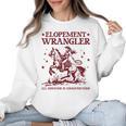 Elopement Wrangler Teacher ABA Behavior Support Cowboy Women Crewneck Sweatshirt, trending gift Elopement Wrangler Teacher ABA Behavior Support Cowboy Women Crewneck Sweatshirt, trending gift