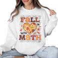 Fall Teacher Fall In Love With Math Math Thanksgiving For Men Women Women Crewneck Sweatshirt, trending gift Fall Teacher Fall In Love With Math Math Thanksgiving For Men Women Women Crewneck Sweatshirt, trending gift