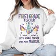 First Grade Teacher Definition Women Crewneck Sweatshirt, First Grade Teacher Gifts, trending gift