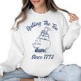 Fun 4th Of July Spilling The Tea Since 1773 History Teacher Women Crewneck Sweatshirt, History Teacher Gifts, trending gift Fun 4th Of July Spilling The Tea Since 1773 History Teacher Women Crewneck Sweatshirt, History Teacher Gifts, trending gift