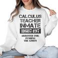 Halloween Calculus Teacher Prisoner Costume Women Crewneck Sweatshirt, trending gift