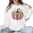 Halloween Teacher Librarians Fall Book Pumpkin Retro Reading Women Crewneck Sweatshirt, trending gift Halloween Teacher Librarians Fall Book Pumpkin Retro Reading Women Crewneck Sweatshirt, trending gift
