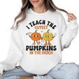 Halloween Teacher I Teach The Cutest Pumpkins In The Patch Women Crewneck Sweatshirt, trending gift Halloween Teacher I Teach The Cutest Pumpkins In The Patch Women Crewneck Sweatshirt, trending gift
