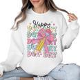 Happy Dot Day 2025 Coquette Bow Teachers Kids Boys Girls Women Crewneck Sweatshirt, trending gift