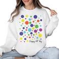Happy Dot Day 2025 Polka Dot Boys Girls Kids Teacher Dot Day Women Crewneck Sweatshirt, trending gift