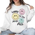 Happy To See Your Face Smile Face Teacher Back To School Women Crewneck Sweatshirt, trending gift Happy To See Your Face Smile Face Teacher Back To School Women Crewneck Sweatshirt, trending gift