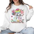 Hello 5th Grade Boy Girl Teacher Back To School 5th Grade Women Crewneck Sweatshirt, trending gift