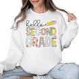 Hello Second Grade Team 2nd Grade Back To School Teacher Kid Women Crewneck Sweatshirt, 2nd Grade Teacher Gifts, trending gift