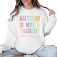 Kids AUTISM IS NOT A TRAGEDY IGNORANCE IS Proud Teacher Crew Women Crewneck Sweatshirt, trending gift Kids AUTISM IS NOT A TRAGEDY IGNORANCE IS Proud Teacher Crew Women Crewneck Sweatshirt, trending gift