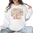 In My Kindergarten Era Retro Back To School Teacher Student Women Crewneck Sweatshirt, trending gift In My Kindergarten Era Retro Back To School Teacher Student Women Crewneck Sweatshirt, trending gift