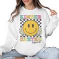 Kindergarten Squad Smile Face Teachers Kids Back To School Women Crewneck Sweatshirt, trending gift Kindergarten Squad Smile Face Teachers Kids Back To School Women Crewneck Sweatshirt, trending gift