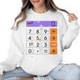 Math Teacher Halloween Costume Calculator Math Pun Women Crewneck Sweatshirt, trending gift