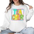 Neon Retro Teacher Cute Teacher Team New Teacher Back To Sch Women Crewneck Sweatshirt, trending gift Neon Retro Teacher Cute Teacher Team New Teacher Back To Sch Women Crewneck Sweatshirt, trending gift