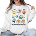 Neurodiverse Universe Space Planet Special Education Teacher Women Crewneck Sweatshirt, trending gift Neurodiverse Universe Space Planet Special Education Teacher Women Crewneck Sweatshirt, trending gift