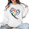 Para Heart Teacher Paraprofessional Paraeducator Men Women Women Crewneck Sweatshirt, trending gift