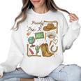 Retro Howdy Pre-K Back To School Western Teacher Women Crewneck Sweatshirt, trending gift Retro Howdy Pre-K Back To School Western Teacher Women Crewneck Sweatshirt, trending gift
