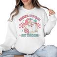 Retro Pink Christmas Santa's Favorite Art Teacher Artist Women Crewneck Sweatshirt, trending gift Retro Pink Christmas Santa's Favorite Art Teacher Artist Women Crewneck Sweatshirt, trending gift