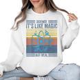 Science It's Like Magic But Real Science Teacher Geek Nerd Women Crewneck Sweatshirt, Science Teacher Gifts, trending gift Science It's Like Magic But Real Science Teacher Geek Nerd Women Crewneck Sweatshirt, Science Teacher Gifts, trending gift