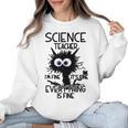 Science Teacher Appreciation Merch -Adults -Youth Grey Classic Fit Modern Science Theme Cartoon Women Crewneck Sweatshirt, Science Teacher Gifts, trending gift Science Teacher Appreciation Merch -Adults -Youth Grey Classic Fit Modern Science Theme Cartoon Women Crewneck Sweatshirt, Science Teacher Gifts, trending gift