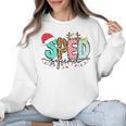 SPED Squad Special Education Teacher Autism Christmas Women Women Crewneck Sweatshirt, trending gift SPED Squad Special Education Teacher Autism Christmas Women Women Crewneck Sweatshirt, trending gift