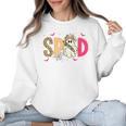 Sped Teacher Halloween Ghost Special Education Preppy Fall Women Crewneck Sweatshirt, trending gift Sped Teacher Halloween Ghost Special Education Preppy Fall Women Crewneck Sweatshirt, trending gift