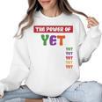 Teacher Growth Mindset Power Of Yet Women Crewneck Sweatshirt, trending gift Teacher Growth Mindset Power Of Yet Women Crewneck Sweatshirt, trending gift