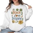 Teacher Inspire Love Women Crewneck Sweatshirt, trending gift Teacher Inspire Love Women Crewneck Sweatshirt, trending gift