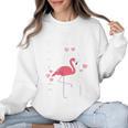 This Teacher Loves Her Flock Flamingo Teacher Class Women Crewneck Sweatshirt, trending gift