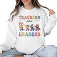 Teaching Future Leaders Otter Back To School Teacher Women Crewneck Sweatshirt, Future Teacher Gifts, trending gift