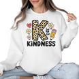 Unity Day Design Kindness Orange Teacher Kids Be Kind Women Crewneck Sweatshirt, trending gift