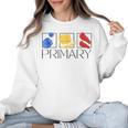 Women Art Teacher Back To School Artist Primary Color Theory Women Crewneck Sweatshirt, trending gift Women Art Teacher Back To School Artist Primary Color Theory Women Crewneck Sweatshirt, trending gift