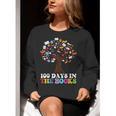 100 Days In The Books Reading Teacher 100th Day Of School Women Crewneck Sweatshirt, funny gift 100 Days In The Books Reading Teacher 100th Day Of School Women Crewneck Sweatshirt, funny gift