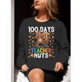 100 Days Of Driving My Teacher Nuts Dabbing Squirrel School Women Crewneck Sweatshirt, funny gift 100 Days Of Driving My Teacher Nuts Dabbing Squirrel School Women Crewneck Sweatshirt, funny gift