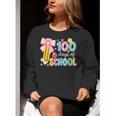 100 Days Of School Preppy 100th Day Of School Teachers Girls Women Crewneck Sweatshirt, funny gift 100 Days Of School Preppy 100th Day Of School Teachers Girls Women Crewneck Sweatshirt, funny gift