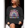 100th Day Of Kindergarten Teacher Kids 100 Days Smarter Women Crewneck Sweatshirt, funny gift