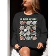 12 Days Of Art Teacher Christmas Artists Painter Educational Women Crewneck Sweatshirt, funny gift
