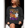 1st Grade Boo Crew Teacher Student Halloween Costume Women Crewneck Sweatshirt, funny gift
