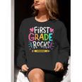 1st Grade Teacher Women Crewneck Sweatshirt, funny gift