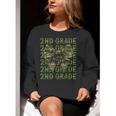 2nd Grade Teacher Student Camo Bow Back To School Women Crewneck Sweatshirt, 2nd Grade Teacher Sweatshirts, funny gift 2nd Grade Teacher Student Camo Bow Back To School Women Crewneck Sweatshirt, 2nd Grade Teacher Sweatshirts, funny gift