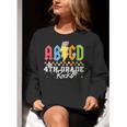 4th Grade Rocks ABCD Back To School Rock Teachers Women Crewneck Sweatshirt, funny gift 4th Grade Rocks ABCD Back To School Rock Teachers Women Crewneck Sweatshirt, funny gift